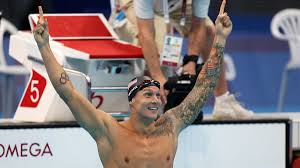 He currently represents the cali condors which is part of the international swimming league. Rdj Skzv8kbkym