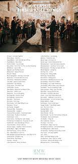 First Dance Songs For Weddings As Chosen By Rmw Readers First Dance Songs First Dance Wedding Songs Classic First Dance Songs