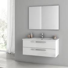 Dual sink vanities are particularly popular for master bedroom ensuite bathrooms. Dadila 38 Inch Vanity Set