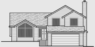 Open floor plans, after all, are spacious but lack definition. Split Level House Plans 3 Bedroom House Plans 2 Car Garage Hous