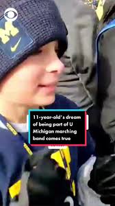 For years, 11-year-old Henry Boyer has dreamed of one day joining the  University of Michigan marching band. Now, the band is helping Henry  achieve his dream a few years early. #news #goodnews ...