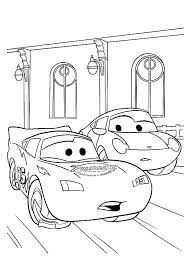 Lighting Mcqueen And Sally Carrera In Disney Cars Coloring Page Download Print Online Coloring Pages For F Ausmalbilder Weihnachtsmalvorlagen Disney Farben