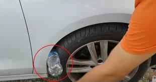 Warning If You See A Plastic Bottle On The Wheel Of You Car You Re At Risk