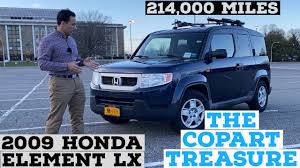 * factory ride comfort and allows increased tire size *. I Bought The Cheapest Copart Element 2009 Honda Element Lx Youtube
