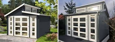 Gartenhaus Mit Dopppel Pultdach Vinea 40 Wird Aufgebaut Pultdach Haus Gartenhaus