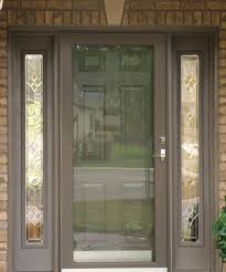 Are storm doors worth it? Falls Glass Service Front Doors With Windows Aluminum Storm Doors Storm Door