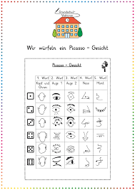 Die picasso grundschule im komponistenviertel ist eine künstlerisch orientierte. Wir Wurfeln Ein Picasso Gesicht Unterrichtsmaterial Im Fach Kunst Kunst Unterrichten Kunst Grundschule Kunst Fur Grundschuler