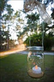 How about taking advantage of visual merits of a wrought iron candle chandelier? How To Make Hanging Mason Jar Tealight Holders Offbeat Bride Mason Jar Diy Hanging Mason Jars Mason Jar Candles