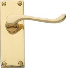 Well you're in luck, because here they come. Victorian Scroll Latch Door Handles Polished Brass