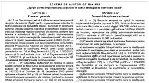 Oficial Se Depun Cereri Pentru O NouÄƒ SchemÄƒ De Ajutor De Minimis