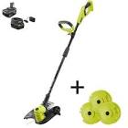 18V ONE+ 13-inch Cordless Battery String Trimmer/Edger with 4.0 Ah Battery and Charger P2080 Ryobi