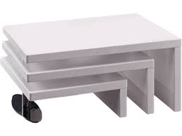 Table basse design dessus en bois laque blanc maxima table basse laquee table basse design table basse. Table Basse Design Elysa 80 X 59 X 37 5 Cm Blanc Laque 70122