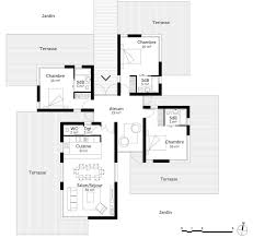 Plan Au Sol En 2020 Plan Maison Contemporaine Maison Contemporaine Plan Maison