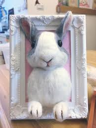 娜娜手作貓森林 felting projects needle felted animals felt pictures