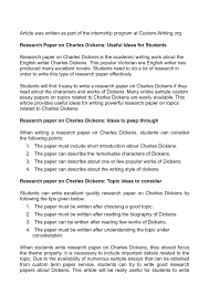 Before we dive deep into the term paper format, let's first define what it is and look into the objectives of this writing assignment. Calameo Research Paper On Charles Dickens Useful Ideas For Students