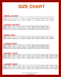 biker size chart maggie valley biker wear north carolina