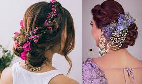 Latest Most Beautiful Floral Buns We Spotted On Real Brides Weddingbazaar