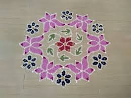 Kolam Designs With 15 X 8 Dots Dhanurmasam Muggulu Rangoli With Flowers Easy Rangoli Designs Kolam Youtube Rangoli Designs Easy Rangoli Designs Kolam Designs