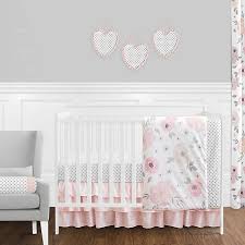 Natural creative waterfall pattern design waterproof splicing 3d bathroom wall murals. Sweet Jojo Designs Watercolor Floral Crib Bedding Collection In Pink Grey Bed Bath Beyond