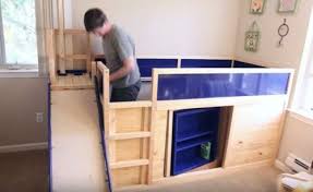 Awesome Dad Hacks 4 Ikea Pieces To Make Ultimate Kid S Bed Cool Beds Ikea Hack Secret Rooms