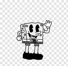 Clip black and white library from spongebob squarepants. Black And White Sandy Cheeks Patrick Star Cartoon Art Style Transparent Png