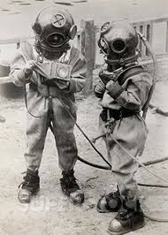 Old deep sea diving suit. Old Fashioned Scuba Suit Google Search Diver Art Diving Deep Sea Diving
