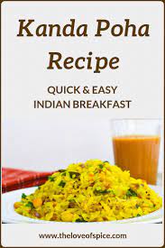 Kanda Poha Recipe How To Make Maharashtrian Kande Pohe Recipe Poha Recipe Indian Breakfast Recipes
