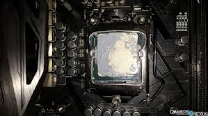 too much thermal paste  benchmark of