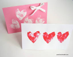 These heart glitter jars are mesmerizing and so fun to make. Valentine Cards With Heart Shaped Paint Stamps Preschool Toolkit