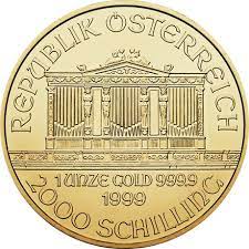 The austrian gold philharmonic 1 oz is a popular pure gold bullion coin which competes with the american gold eagle 1 oz and the canadian gold maple leaf 1 oz. Gold Philharmonic 1 1 Ats