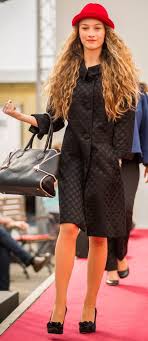 Damen Mantel Baronia Classic Jaquard Perlschwarz Mantel Jacke Mantel Und Jacken