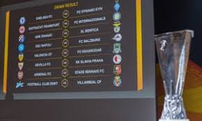 Uefa europa league draw is over, and the quarterfinals ties are already known. Chelsea V Dynamo Kyiv Arsenal V Rennes Europa League Draw As It Happened Football The Guardian