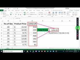 Place the cursor in the lookup_valu e box and press f3. How To Calculate Total Price For Products In Ms Excel 2019 Sumproduct Formula Youtube