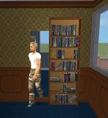 All sims downloads are divided into categories, look into the other ones to find what you are searching for. Mod The Sims Secret Door Sliding Bookcase