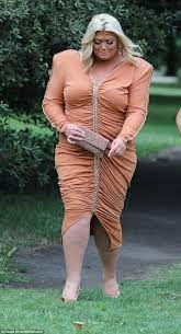 Gemma Collins S Garish Orange Dress Is Mocked With Memes On Twitter Fashion Fashion Outfits Fashion Teenage