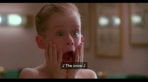 Kevin is singing in the bathroom