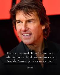 A sus 62 años, Tom Cruise luce más joven que nunca mientras recorre el  mundo promocionando "Misión Imposible: Sentencia Mortal". En medio de su  romance con Ana de Armas, el actor se