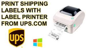 Ups shipping tool 1.30 is considered as a professional and useful tool that helps you easily create shipping labels quickly and easily in an object oriented environment. How To Print Ups Shipping Label 4x6 Self Adhesive From Ups Com Website Via Browser On Windows Youtube