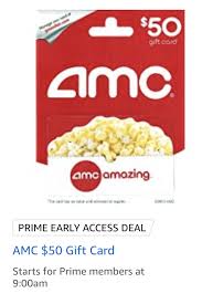 Its customer loyalty program, amc stubs, benefits avid movie goers and its gift card is considered to be an ideal gift for any movie lover. Sold Out Amazon 50 Amc Gift Card For 40 Doctor Of Credit