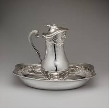 Ewer And Basin Marc Bazille French 1745 46 Silver Objets Art De La Table Argent