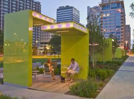 Main Street Garden Park Designed By Thomas Balsley Associates Landscapearchitecture Landarch Dalla Parking Design Landscape Architecture Design Plaza Design