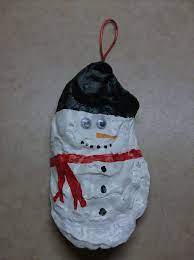 Spotted snail shell ornament $4.00 Oyster Shell Snowman Oyster Shell Crafts Seashell Christmas Ornaments Seashell Crafts
