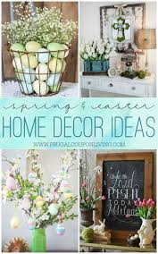 Spring Easter Home Decor Ideas Spring Easter Decor Farmhouse Easter Decor Spring Home Decor