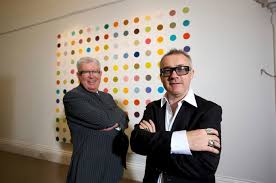 Damien hirst´s artworks are truly emblematic icons of our era, with their recurring motives such as dots, butterflies, cows, sharks, skulls, pills, and pharmacy cabinets. Damien Hirst 7 Things You Need To Know Contemporary Art Sotheby S