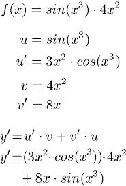 Leibniz) ist eine grundlegende regel der differentialrechnung. Kettenregel Und Produktregel Zusammen Einsetzen