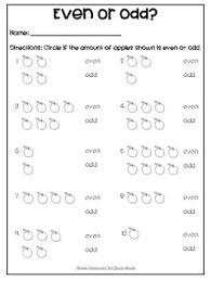 Even Or Odd Worksheets 1 9