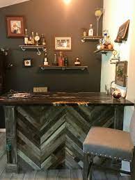 Accordingly, the sources of reclaimed wood include barns, factories, farms, salvage companies, or. Drw Residence Custom Reclaimed Wood Bar Bend Or Rustic Home Bar By C Squared Customs Houzz