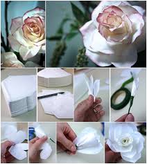 Then another row on the outside edge of the form. How To Diy Coffee Filter Roses