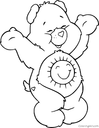 Simply do online coloring for funshine bear with a butterfly in care bear coloring page directly from your gadget, support for ipad, android tab or using our web feature. Care Bears Coloring Pages Coloringall