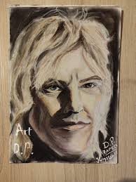 Mother's tribute artwork featuring rhinoceros